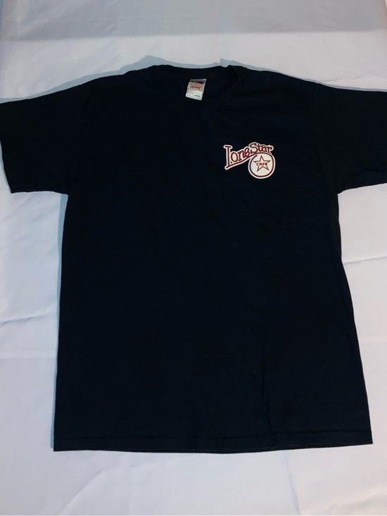 Fruit of the Loom Other - Lone Star Fruit of the Loom Black Short Sleeve Tee with Chest Logo